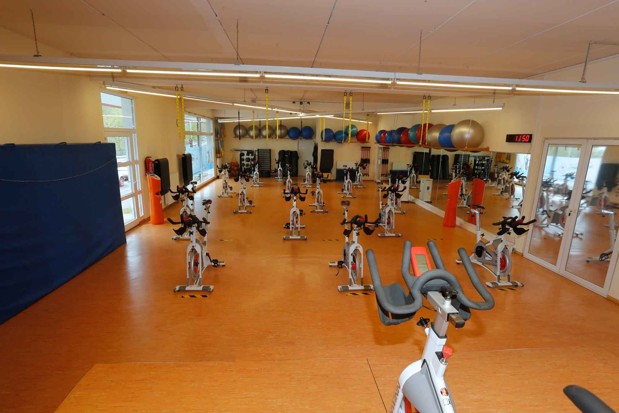 Kursraum im Fitnesscenter